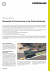 Messgeräte für Linearmotoren in der Elektronikindustrie